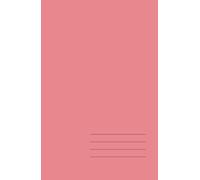 Minimalist Hardcover Notebook - Clear Salmon, Lined, 512 Pages: Elegant 5.5" × 8.5" journal for work, study, and creative ideas