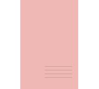 Minimalist Hardcover Notebook - Pink Peach, Lined, 512 Pages: Elegant 5.5" × 8.5" journal for work, study, and creative ideas
