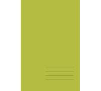 Minimalist Hardcover Notebook - Pistachio Green, Lined, 512 Pages: Elegant 5.5" × 8.5" journal for work, study, and creative ideas