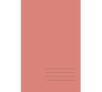 Minimalist Hardcover Notebook - Soft Cinnamon, Lined, 512 Pages: Elegant 5.5" × 8.5" journal for work, study, and creative ideas