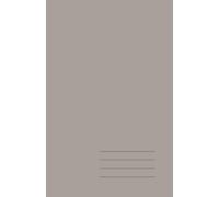 Minimalist Paperback Notebook - Autumn Gray, Lined, 128 Pages: Elegant 5.5" × 8.5" journal for work, study, and creative ideas