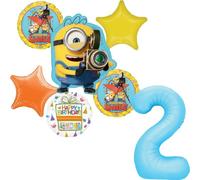 Minions - Ramo de globos para fiesta de cumpleaños número 2