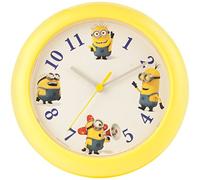 MINIONS - Reloj de Pared (25 x 25 x 2,2 cm), Color Amarillo