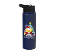 Minions You Be Good Santa Minion Holiday Stainless Steel Insulated Water Bottle