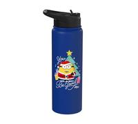 Minions You Be Good Santa Minion Holiday Stainless Steel Insulated Water Bottle