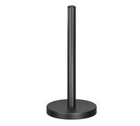 Minismus portarrollos Papel Cocina, Acero Inoxidable con Base lastrada y Almohadilla Antideslizante para máxima Estabilidad, de pie Porta Rollo Cocina (Negro)