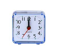 MinkeyBear Reloj despertador cuadrado portátil de viaje de bolsillo para relojes de tiempo para viajes al aire libre camping