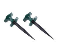 minkissy 2 Piezas Enrrollador de Manguera de Jardín de Plástico Resistente para Riego, Función Anti Daño al Césped, Adecuado para Uso en Jardinería y Cuidado del Césped