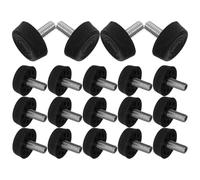 minkissy 20 Piezas Patas de Muebles Ajustables Nivelador para Escritorio y Silla, Soporte Resistente de Plástico y Hierro, Fácil de Usar para Nivelar Muebles