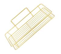 minkissy Bastidor de Montaje en Pared de Hierro Dorado Resistente al Desgaste para Almacenamiento Versátil en Cocina y Baño Diseño Elegante y Sofisticado