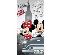 Minnie and Mickey Good Times In London - Toalla de baño para playa