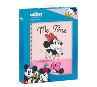 MINNIE MOUSE LOVING - Set de Regalo, Estuche Regalo, Pack de 3, Set de Papelería, Especial Regalo, 28x6x35 cm, Color Rosa
