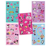 Minnie Mouse Set de pegatinas de colores, pegatinas para niños, 5 hojas (A)