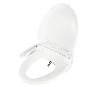 MINRS Asiento de inodoro redondo electrónico Smart Bidé, con funciones de masaje, limpieza y secado, luz nocturna, fácil instalación, ahorro de energía respetuoso con el medio ambiente, asiento con