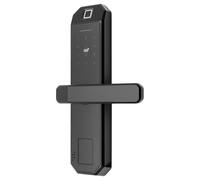 MINRS Smart Lock, cerradura de puerta huella digital, cerradura electrónica de la puerta puede almacenar 200 juegos de huellas dactilares y contraseñas con huellas dactilares, contraseña, métodos de