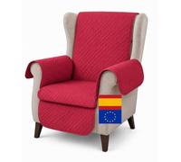 Miogar Funda Sillón Relax Reclinable y Butaca Orejero - Funda Sofá 1 Plaza Acolchada Reversible y Lavable - Protector contra Manchas y Arañazos - para Mascotas y Niños - Fabricado en España