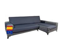 Miogar Funda Sofá Chaise Long - Válida Tanto para Cheslong Derecho como Izquierdo. Cubre Sofá Chaise Longue Reversible Protector Lavable contra Manchas y Arañazos, Mascotas y Niños. Hecho en España