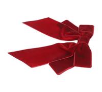 Mipcase Alfiler de Lazo de Terciopelo Navideño para Mujer Doble Capa, Accesorio Artístico y Cómodo para Decoración de Fiestas y Cabello