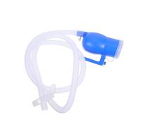 Mipcase Botella Urinaria Portátil para Hombres de Plástico Azul, Fácil de Usar y Transportar, Adecuado para Camping y Viajes Diseño Transparente y Resistente