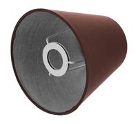 Mipcase Pantalla de Tela, Cubierta de Lámpara Pequeña, Café, de Tela y Pvc, No se Decolora, Duradera y Protectora, para Lámpara de Pie Pared, para Dormitorio y Habitación