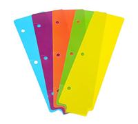 Mipcase Separadores para Cuaderno de 3 Anillas, 5 Piezas, Mini Divisores para Libreta de Notas, Organizadores Prácticos para Oficina y Escuela