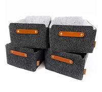 Miqio Set de 4 Cajas Darkgrey pequeño