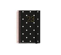 Miquelrius Agenda anual 2023, Día Página, Cubierta rígida, Encuadernación espiral, Catalán, Color Mostaza, Tamaño Caddy 80 x 120 mm