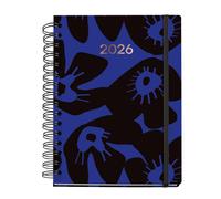 MIQUELRIUS AGENDA ANUAL 2026 PLUS WIRE-O S/V MIDNIGHT MARF ORGANIC AGENDAS ANUALES 21x18x1 Cms.