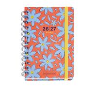 Miquelrius – Agenda escolar Día página 2026-27 A6+ (12,5×17,8 cm), espiral, cierre goma