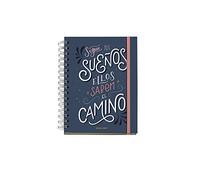 Miquelrius - Agenda Escolar Happy Letters Curso Lectivo 2020-2021, Español, Semana Vista, Tamaño 115 x 213 mm, Papel 90 g, Cubierta Dura, Sigue Tus Sueños color Azul