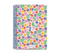 MIQUELRIUS AGENDA ESCOLAR PLUS S/V FLOWERY 2026-27 JUNIOR