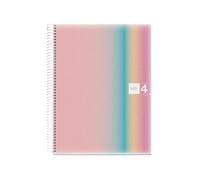 Miquelrius Aurora West Bay Cuaderno Espiral Din A4 120 Hojas 70 gr Cuadro 5 mm Tapa Polipropileno