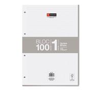 Miquelrius - bloc de recambio de hojas a4 cuadriculadas 5x5 mm, 100 ho