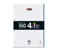 Miquelrius - bloc de recambio encolado, 100 hojas cuadriculadas 5x5 mm