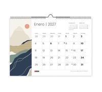 Miquelrius - Calendario 2027 de Pared A3, Cumbres