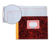 Miquelrius Cuaderno 3086 Cuarto Apaisado 100 Hojas Cuentas Corrientes Debe Haber y Saldo Cartone
