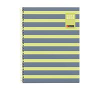 Miquelrius Cuaderno A4 80 Hojas Cuadrícula Between The Lines Limon