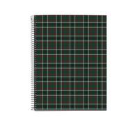 Miquelrius - Cuaderno A4 Cuadriculado, 100 Hojas de 4 Colores Multiasignatura, Papel Opaco 70 g/m², Espiral, 4 Taladros para Archivar, Notebook Campbell