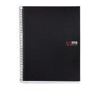 Miquelrius Cuaderno A4 Notebook The Originals Cuadriculado 5 mm 150 hojas 70 g/m² Negro