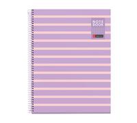 Miquelrius - Cuaderno A4 Cuadriculado 5 mm, Malva