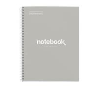 Cuaderno espiral miquelrius notebook 1 emotions tapa forrada din a4 microperforado 80 hojas 90g m2 cuadro 5 mm - MR46626