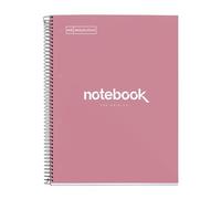 Cuaderno espiral miquelrius notebook emotions rose dust tapa forrada din a4 microperforado 80 hojas 90 - MR46935