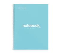 Miquelrius - Cuaderno A4 Punteado Dots, 80 Hojas, Tapa Dura, Azul Cielo