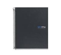 Miquelrius - Cuaderno A5 Rayado 7 mm, 160 Hojas, 4 Colores, Grafito