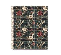 Miquelrius - Cuaderno A5 Rayado 7 mm, 100 Hojas 70 g/m², Poppies | Notebook Multiasignatura con 4 Secciones de Color, Hojas Microperforadas, 2 Taladros para Archivar, Tapa Dura y Espiral