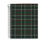 Miquelrius - Cuaderno A6 Liso, 100 Hojas Blancas de 4 Colores Multiasignatura, Papel Opaco 70 g/m², Espiral, Sin Taladros, Notebook Campbell