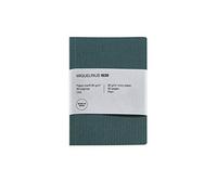 Miquelrius - Cuaderno de notas A5 reciclado (148 x 210 mm), 48 hojas lisas, Papel color marfil de 90 g/m², Cubierta de papel flexible y resistente con textura tela