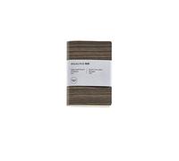 Miquelrius - Cuaderno de notas A6 reciclado (105 x 210 mm), 48 hojas lisas, Papel color marfil de 90 g/m², Cubierta de papel flexible y resistente con textura madera