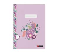 Miquelrius - Cuaderno grapa A4 cuadriculado, 48 hojas de papel extra opaco de 70 g/m², Encuadernación grapada, Tapa de cartulina plastificada, Guarda impresa, Espacio para el nombre, Wish