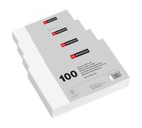 Miquelrius - Fichas de cartulina 200 g/m², Tarjetas de estudio y preparación para oposiciones, Pack 200 fichas lisas para notas, Tamaño 95 x 65 mm, Flashcards, Material escolar y de oficina